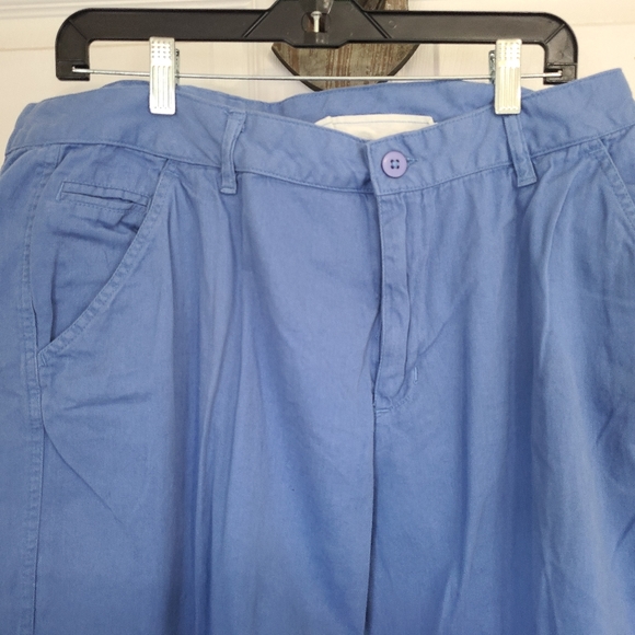 Only Necessity Woman's Sports Knit Capri's, Size: 18 Color: Blue - Picture 5 of 13